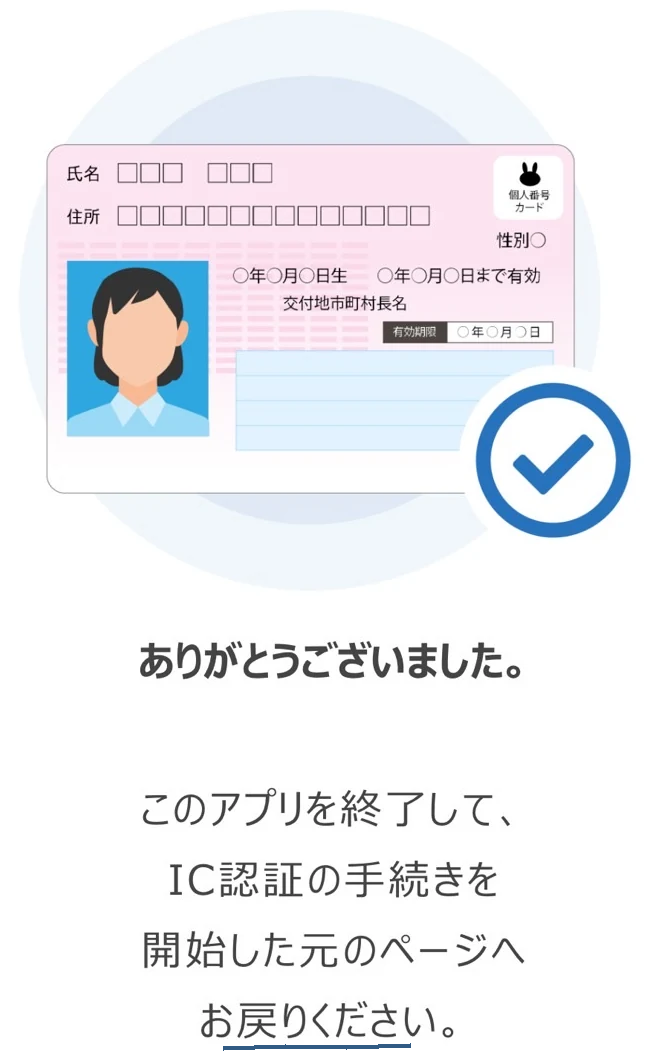 認証後に元のページへ戻る案内
