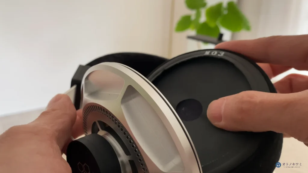 final D8000 DC Pro Edition イヤーパッド交換4