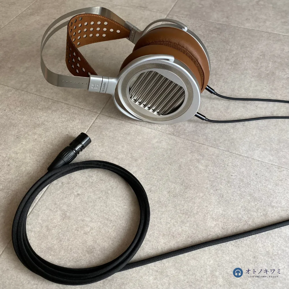 HIFIMAN SUSVARA UNVEILED 純正ケーブル装着例