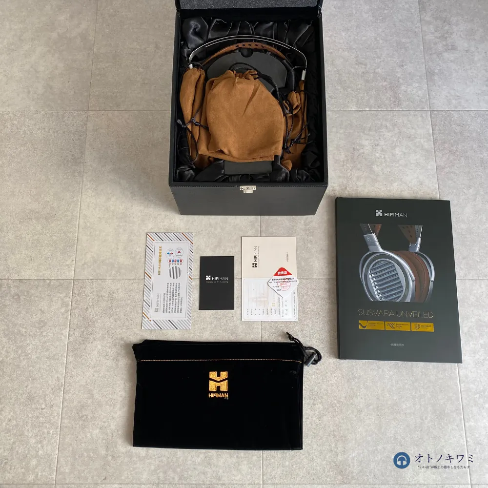 HIFIMAN SUSVARA UNVEILED 付属品