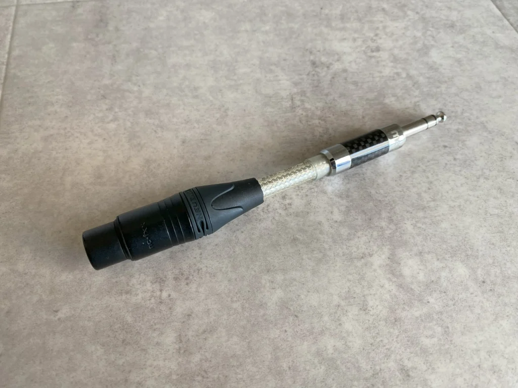 XLRto6.3mm変換プラグ
