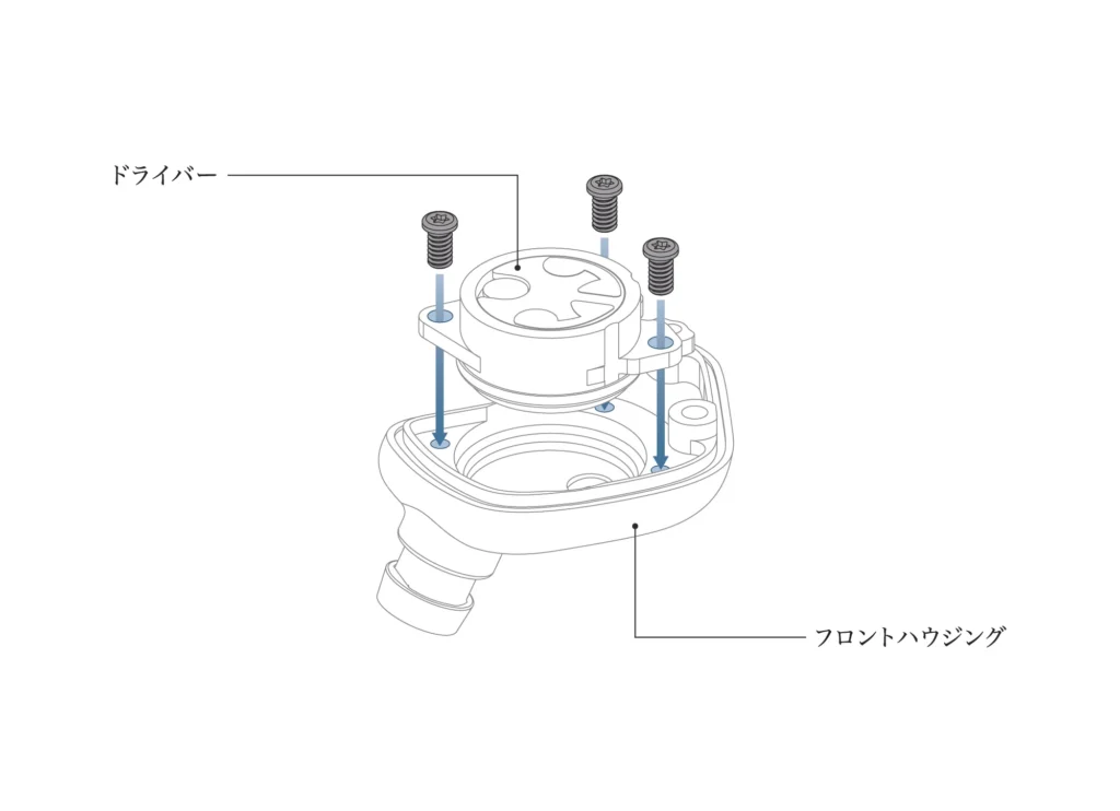 final A10000 ビス組み立て