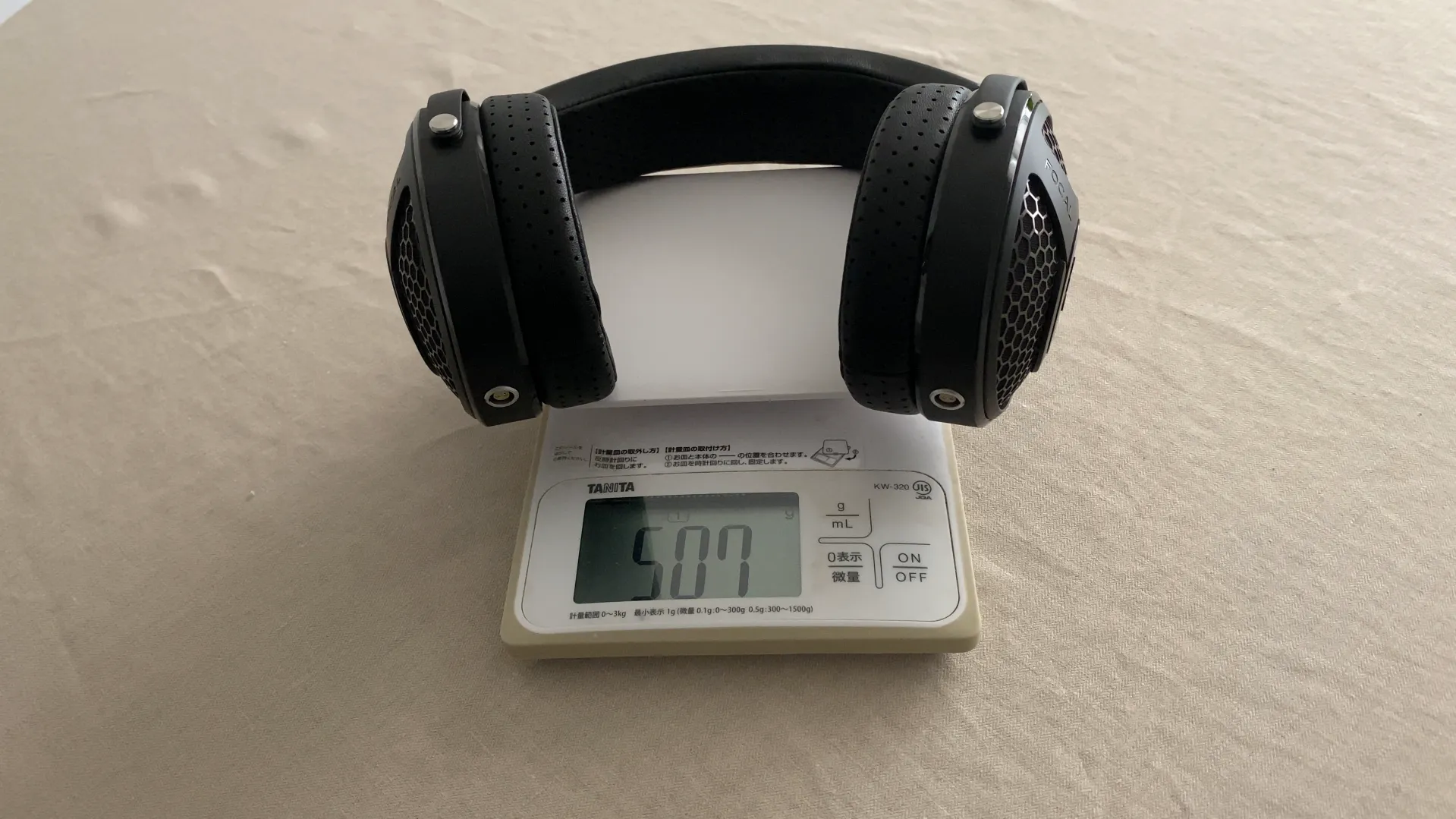 FOCAL UTOPIA SG 実測値507g