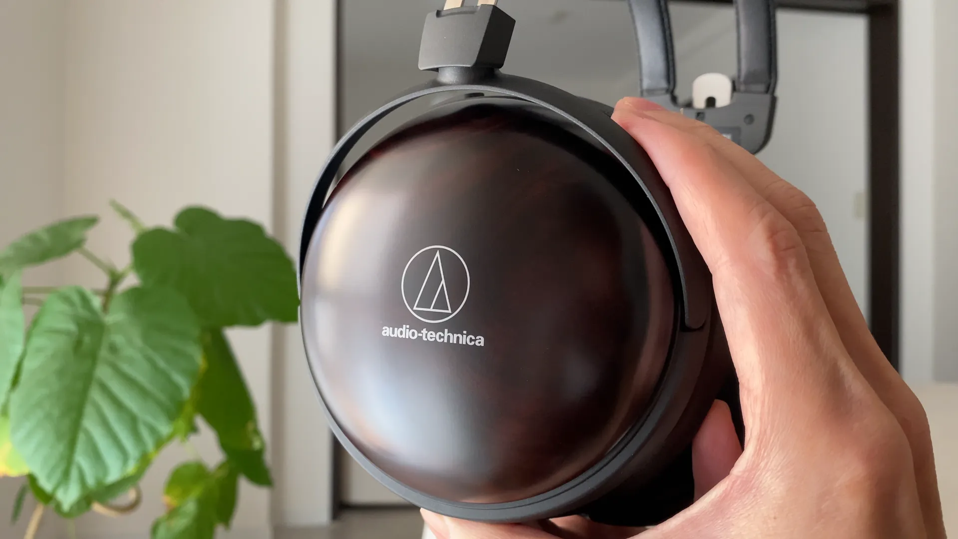 Audio-Technica ATH-AWKT 黒檀ハウジングの外側