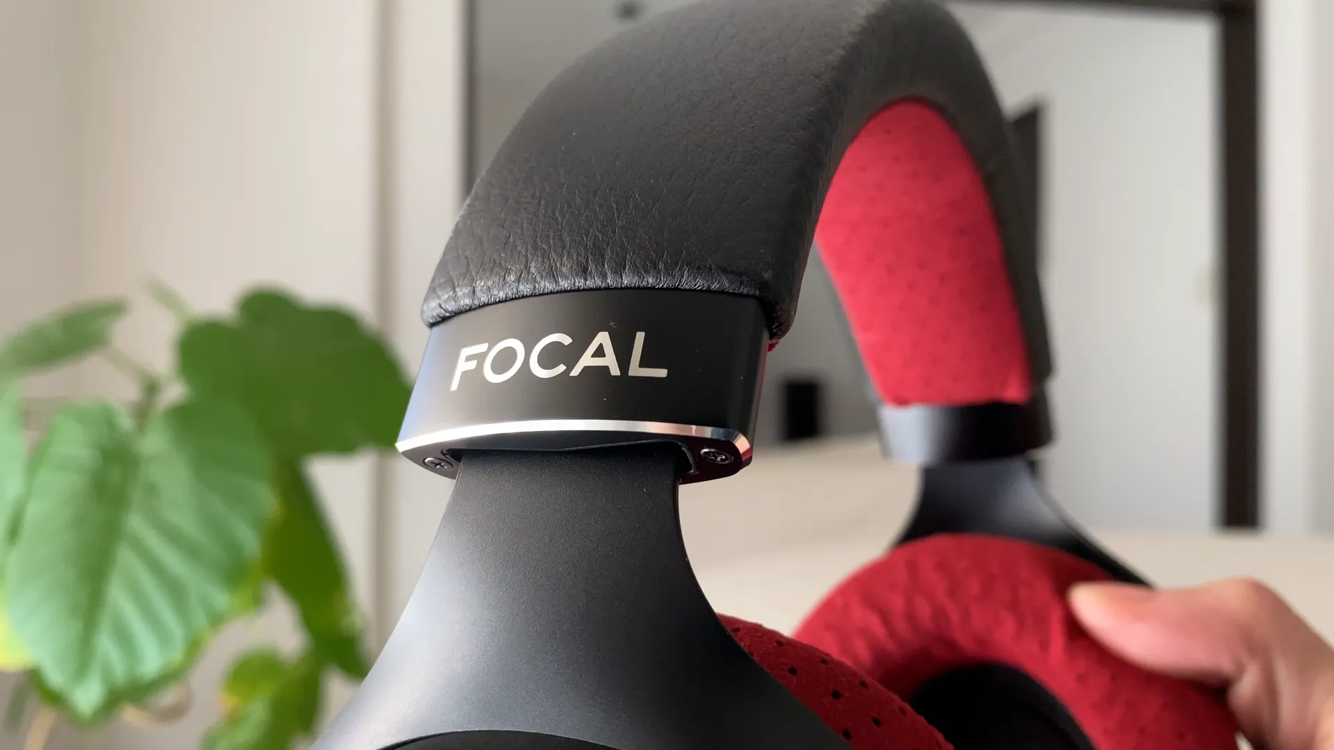 FOCAL Clear MG Professional 黒いヨークと赤いパッド